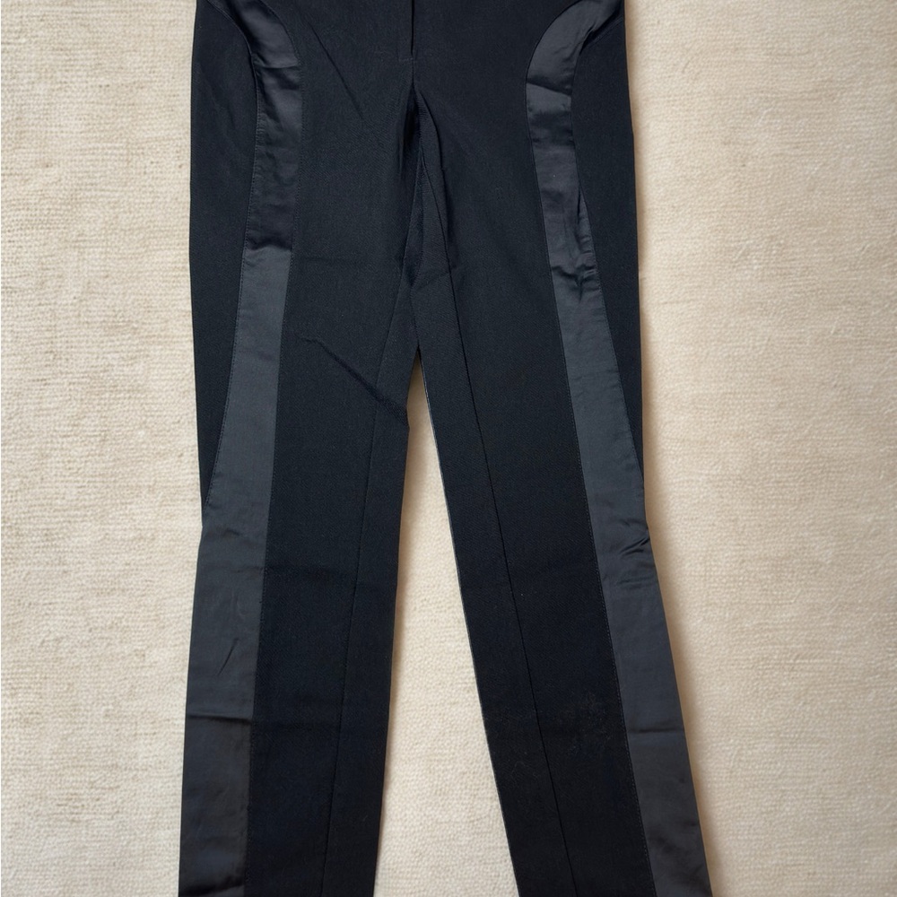 Bebe Women’s Black Ginger Twill Pants size 6